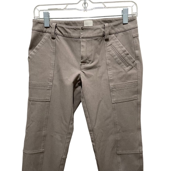 Ecru Skinny Cargo Pants Size 00 - Picture 3 of 6